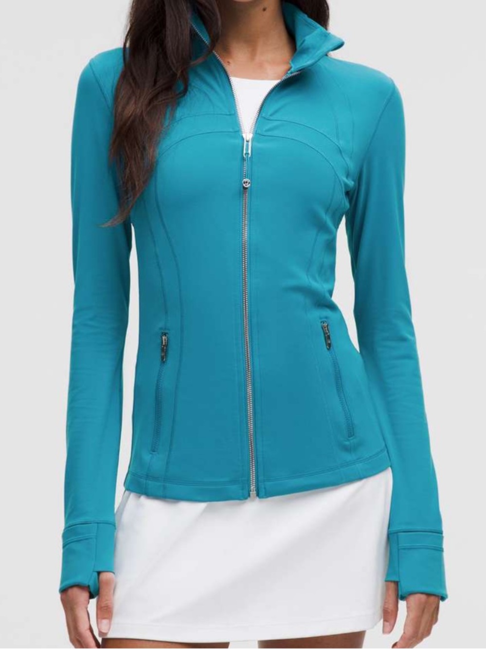 Lululemon Define Turquoise teal jacket size 8
